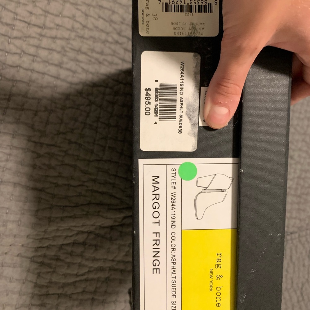 Rag And Bone Margo Fringe Boot In Gray. - image 4